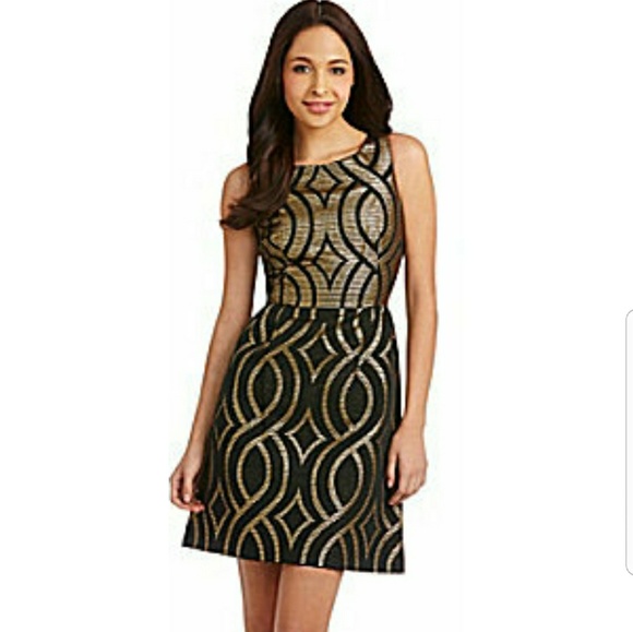 ANTONIO MELANI Dresses & Skirts - Antonio Melani Emilee metallic jacquard dress